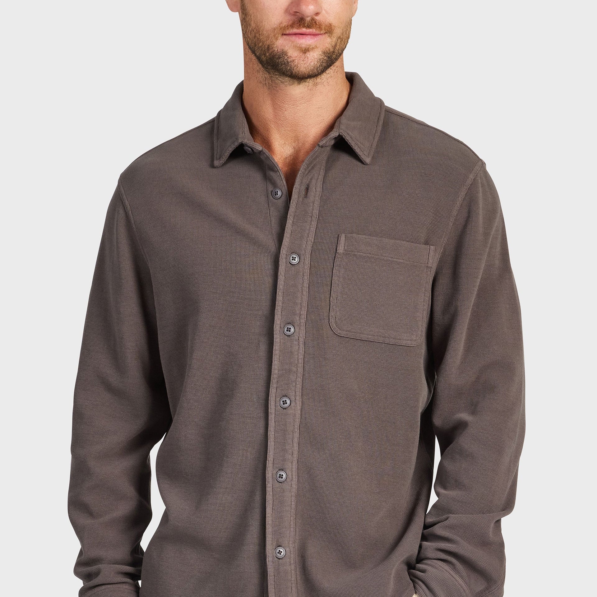 Carlos Cotton Waffle Shirt