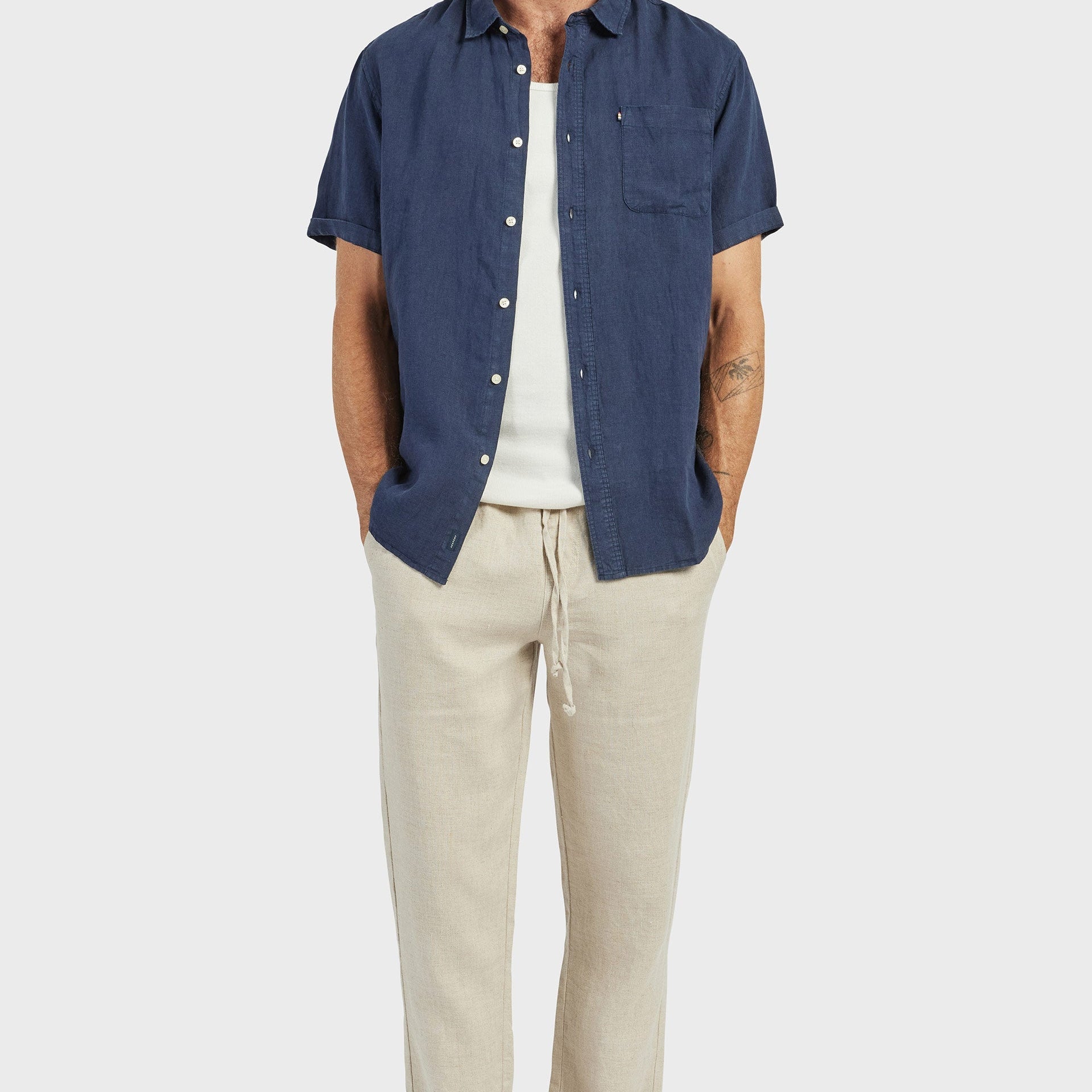 Hampton Linen S/S Shirt