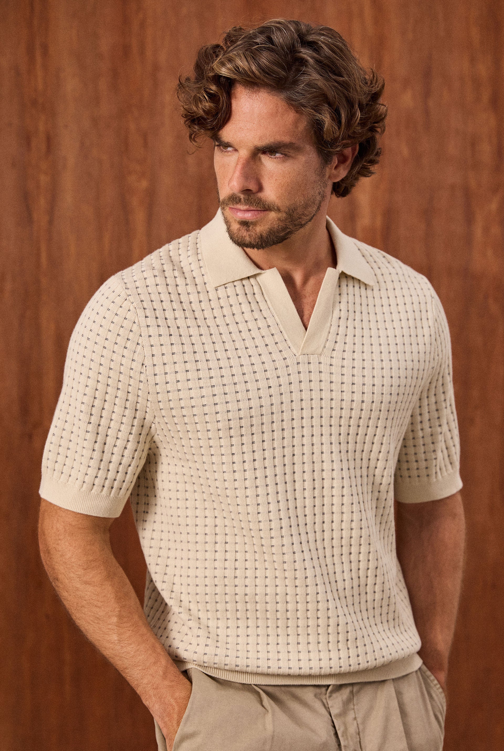Sanders Knit Polo